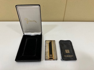 ☆1円スタート☆ GIVENCHY ライター ケースカバー付 /中古品/傷汚れ有/ジバンシー/火花OK