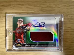 Trevor Bauer TA 2012 Topps Finest Rookie Auto RC /199 トレバー バウアー サイン 横浜DeNAベイスターズ