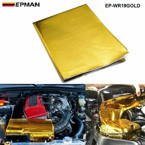 1M×1.2M ゴールド サーモシート 遮熱 断熱 リフレクション エキマニ インマニ 熱対策 用フォードマスタング