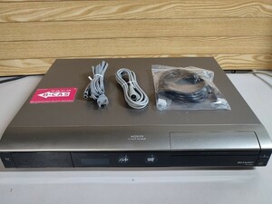 撤底整備、動作保証SHARP AQUOS DV-AC82 DVDレコーダー B-CASカード 地デジ/BS/CS ダビング10対応、完動品 動作保証 ★(1355)