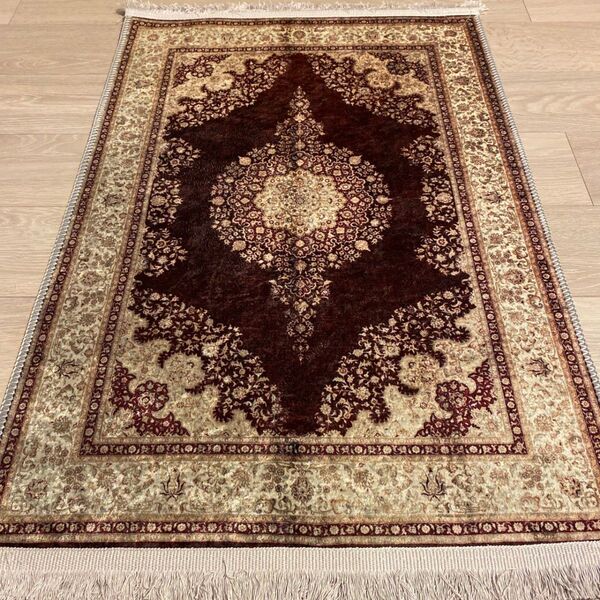 トルコのカーペット60x90cm red ペルシャ カーペット ラグ 産