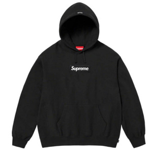 23aw Supreme Box Logo Hooded Sweatshirt Black M