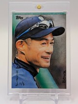 【1枚限定:1/1】イチロー/2009/Topps/SKETCH CARD/BOVA/スケッチ作者直書き・直筆サインカード_画像1