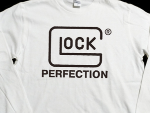 送込 Glock 36　グロック　 ロンT　長袖Tシャツ 白 XLサイズ