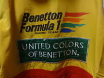 稀少品★90s VINTAGE★ベネトン☆benetton★Formula1★ワッペン付き★レーシングジャケット赤×黄★ブルゾン★エフワンF1★フォーミュラ１_画像7