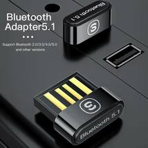 Essager-Bluetooth 5.1 USBアダプター,PC,ラップトップ,デスクトップコンピューター用のドングル付きワイヤレスヘッドフォン_画像3