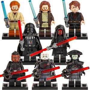 新品LEGOレゴ互換　スターウォーズ4　8体ミニフィグ人形セット