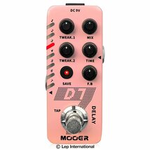 最落無し! Mooer　D7　/ a43698　6種類のデジタルディレイとルーパーを搭載したミニサイズのディレイ/ルーパーペダル　1円_画像1