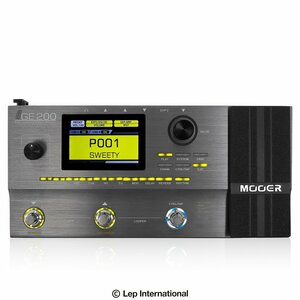 最落無し! Mooer　GE200　/ a43775　歴史を変えた名作マルチ！多彩なアンプ・エフェクトモデリングを収録！　1円