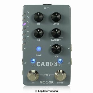 最落無し! Mooer　CAB X2　/ a43741　ステレオ接続に対応したキャビネットシミュレーター！　1円