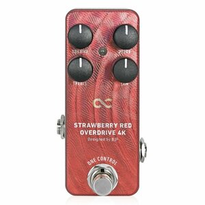 最落無し! One Control　STRAWBERRY RED OVERDRIVE 4K　/ a43593　上質なギターアンプの特性を持つ人気のオーバードライブペダル　1円