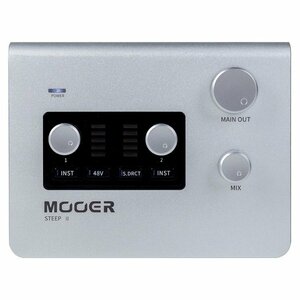 最落無し! Mooer　STEEP II　/ a43549　シンプルながら扱いやすく高音質なオーディオインターフェイス　1円