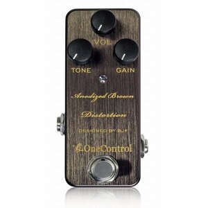 最落無し! One Control　Anodized Brown Distortion　/ a43582　ラウドかつノイズレス。モダンサウンドのディストーション！　1円