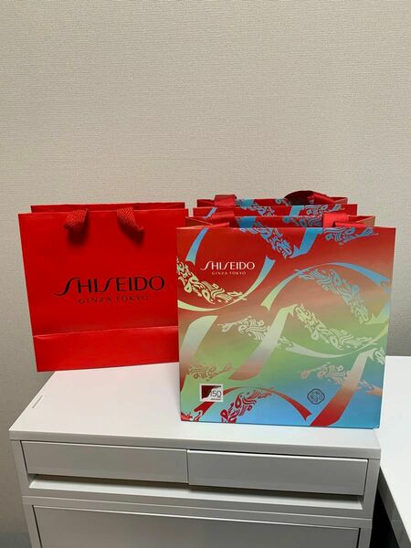 【3枚セット】SHISEIDO 資生堂　150周年　限定デザインショップ袋　ショッパー