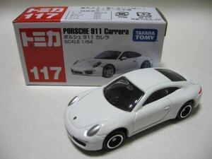 絶版赤箱トミカ117 ポルシェ 911 カレラ　新品(ベトナム製）