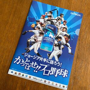 2013 NPB オールスター戦　クリアファイル 折り込み 2セットで　ルーキー大谷翔平