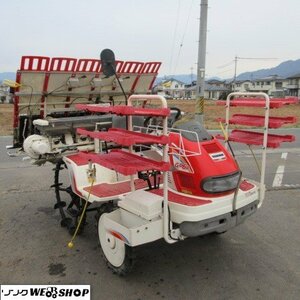 1円 ★在庫処分★ 長野 ヤンマー 6条植え 田植え機 GP6R セル 342時間 14馬力 UFO ロータリー ガソリン 施肥機付 ブロワ 田植機 中古品