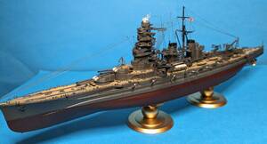 完成品　１/７００フジミ　日本帝国海軍高速戦艦　比叡