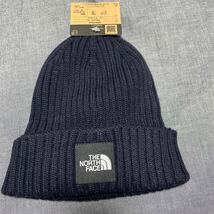 ノースフェイス THE NORTH FACE ニット帽 ビーニー ニットキャップ ネイビー_画像1