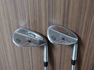 ★即決美品！！★ Callaway X‐TOURウェッジ・(52度/11・58度/11)・2本セット！！・オリジナルNS.PRO990GH！！