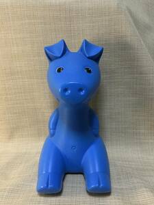 貯金箱 ぶた ブルー(青) 【IKEA/イケヤ】 豚 バンク 置物