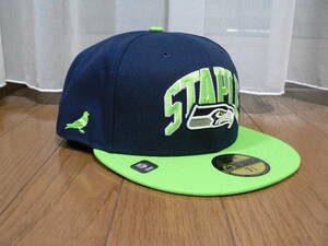 新品 シアトル シーホークス 7 3/4 61.5cm ステイプル STAPLE ニューエラ NFL キャップ 帽子 アメフト DK メトカーフ ジーノ スミス