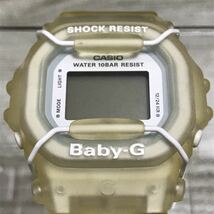 131-0255 CASIO カシオ Baby-G BG-360 レディース腕時計 ラバーベルト 電池切れ 動作未確認_画像3