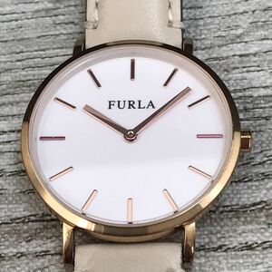 144-0294 FURLA フルラ レディース腕時計 レザーベルト 電池切れ 動作未確認