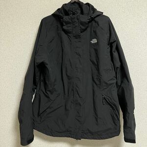 THE NORTH FACE ノースフェイス マウンテンパーカー ナイロンジャケット 黒ブラック　レディースXL メンズS-M相応＊CW