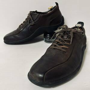 ROCKPORT ロックポート　ダルゼル　レザースニーカー　adidas US8 26cm ブラウン　＊48