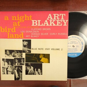 US MONO van gelder Rvg Art Blakey QuintetA Night At Birdland, Volume 2 record レコード LP アナログ vinyl bluenote ブルーノート