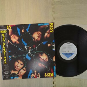 PROMO sample 見本盤 kiss crazy nights キッス クレイジー・ナイト record レコード LP アナログ vinyl