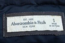 W*アバクロンビー＆フィッチ Abercrombie&Fitch 中綿 ダウンベスト ジップアップ レディース ・S ネイビー kz4622208603_画像7