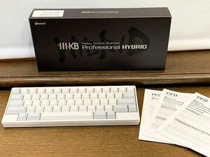 【PFU】HHKB Professional HYBRID Type-S　英語配列 無刻印 PD-KB800WNS 白 ok4622208417