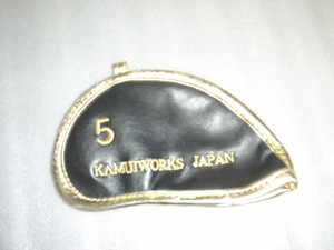 ★カムイ KAMUIWORKS JAPAN 5番アイアン用 1～2個 ヘッドカバー 中古★175 K