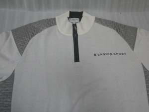★LANVIN SPORT ニットセーター 42サイズ 日本製 デサント 値下げ交渉可・中古 ★