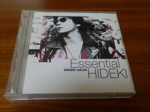 西城秀樹 CD2枚組ベスト 「Essential HIDEKI -30th Anniversary 30 Songs-」 BEST レンタル落ち