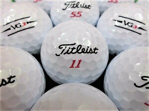 ★良質美品★タイトリスト Titleist『VG3』2020年モデル レインボーパール 20個 ロストボール★