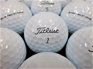 ★良質美品★タイトリスト Titleist プロV1『PRO V1』2021年モデル ホワイト 30個 ロストボール★