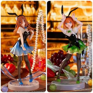 未開封2種set◇五等分の花嫁 中野三玖 四葉 バニー フィギュア The Quintessential Quintuplets NAKANO MIKU & Yotsuba Trio Try iT Figure