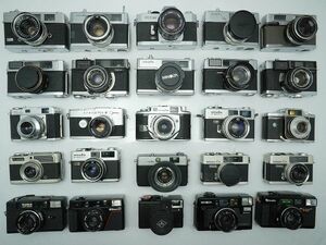 ★レンジファインダーなど★Lord/minolta/FUJICA/Canon/Agfa/Konica/OLYMPUS/ 等 計:25点まとめ【ジャンク品】29124