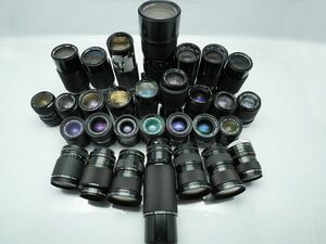 ★キヤノン 純正MFレンズなど★LENS FD/FL/SIGMA/Topman/Tokina/COSINA/ 等 計:30点まとめ【ジャンク品】29120