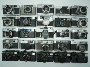 ★レンジファインダーなど★MAMIYA/PETRI/Canon/minolta/FUJICA/Konica/Nikon/ 等 計:25点まとめ【ジャンク品】29172