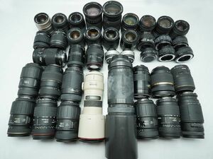 ★ニコン AFレンズなど★AF NIKKOR/IX-NIKKOR/TAMRON/SIGMA/Kenko/Tokina/ 等 計:40点まとめ【ジャンク品】29263