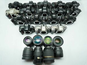 ★ニコン AF一眼&レンズなど★F90X/F-801/F-401s/F-501/F60/u/TAMRON/ 等 計:25点まとめ【ジャンク品】29230