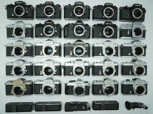 ★ニコン MF一眼など★Nikon F-301/FG/NIKKOREX/Nikomat EL/FT/DR-3/MD-E/AW-1/ 等 計:30点まとめ【ジャンク品】29297