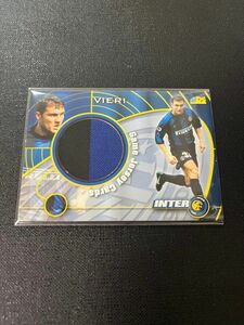 サッカー DS インテル ビエリ　ジャージーカード　Jersey card