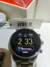 スマートウォッチ Fossil 腕時計 Watch GPS　脈拍数_画像1