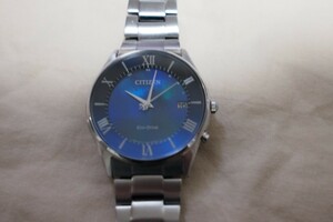 CITIZEN UNITE with BLUE AS1060-54M 電波ソーラー腕時計　1200本限定品　中古美品