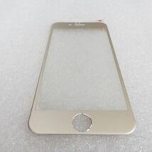 iPhone SE3 SE2 iPhone6／6s／7／8　4.7インチ 9H 0.26mm 金色 チタン 全面保護 強化ガラス 液晶保護フィルム 3D曲面カバー 2.5D KA43_画像1